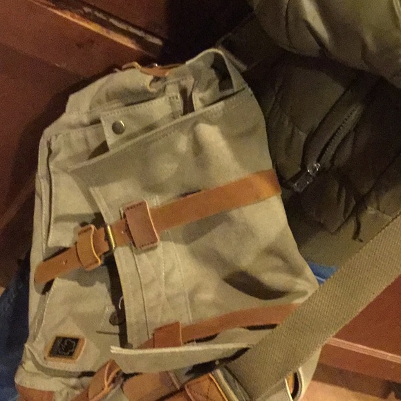 Sechunk vintage military style messenger bag travel cowgirl rodeo festival - Picture 11 of 11